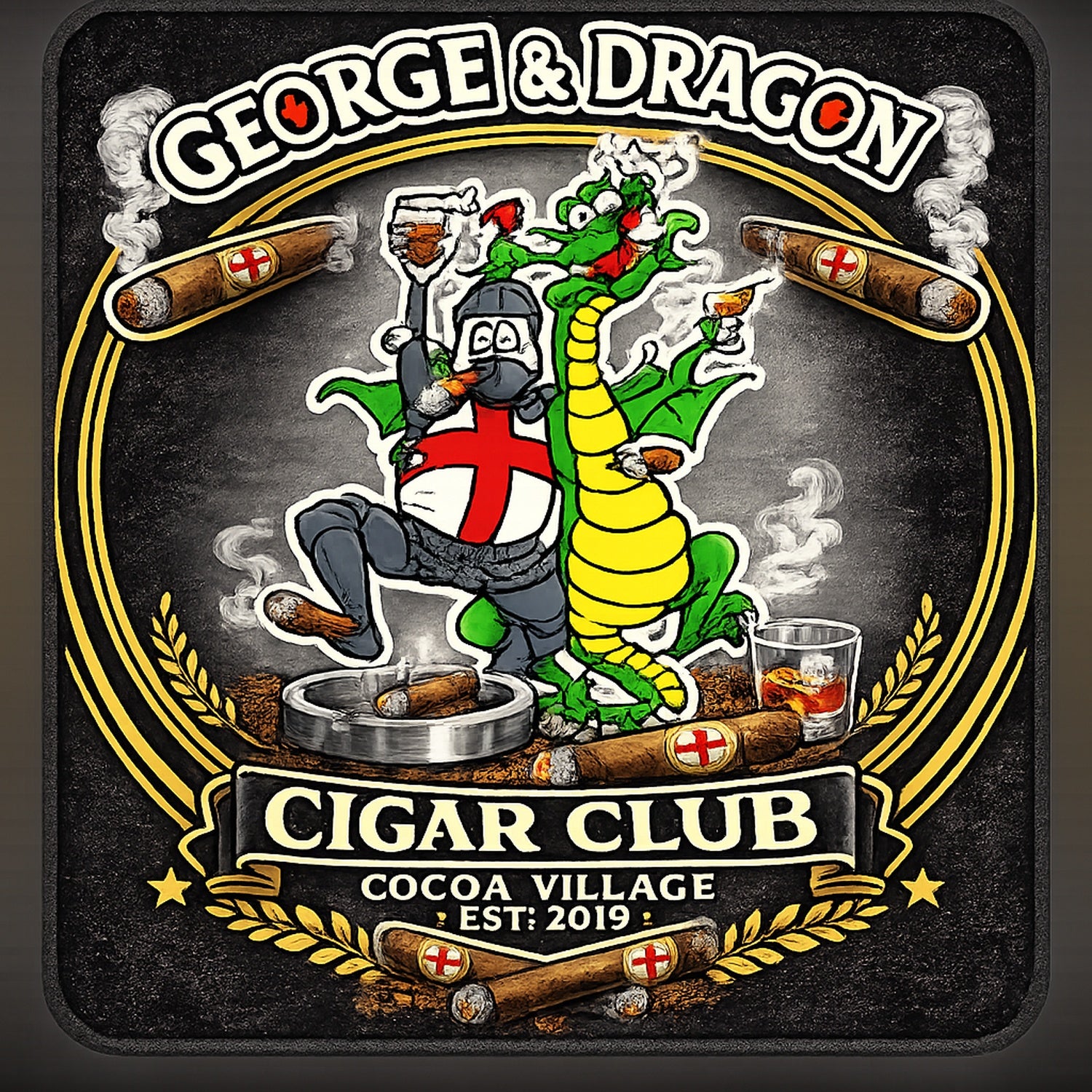 Cigar Club Membership Badge
